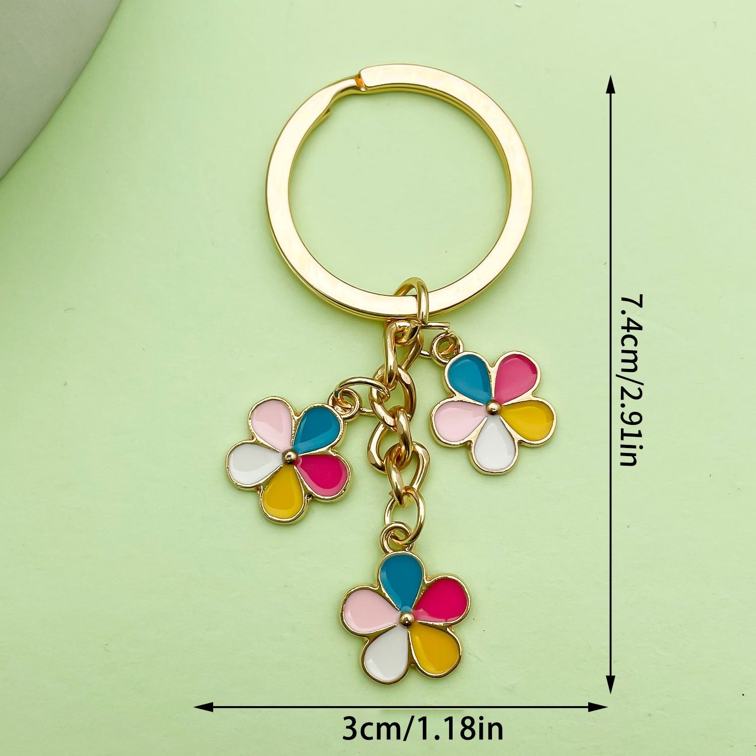Handmade Enamel Flower Charmt