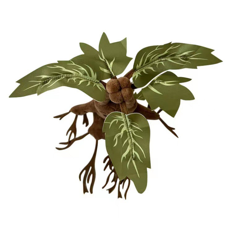 Mandrake Root Plush Toy (Harry Potter Inspired) – Soft Stuffed Figure with Plush Pot
