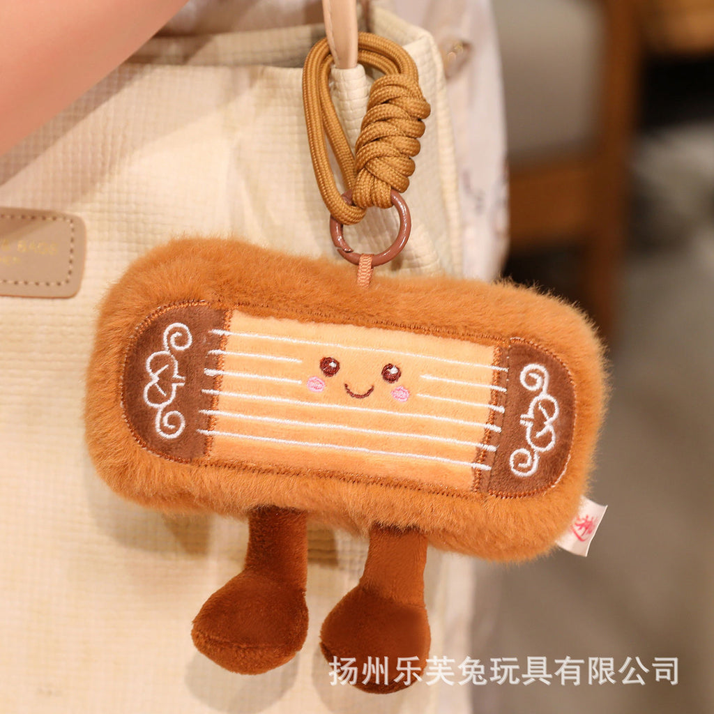 Mini Musical Instrument Plush Toys and Bag Charms, Soft Guitar, Piano, Guzheng and More for Music Lovers, 10–30 cm