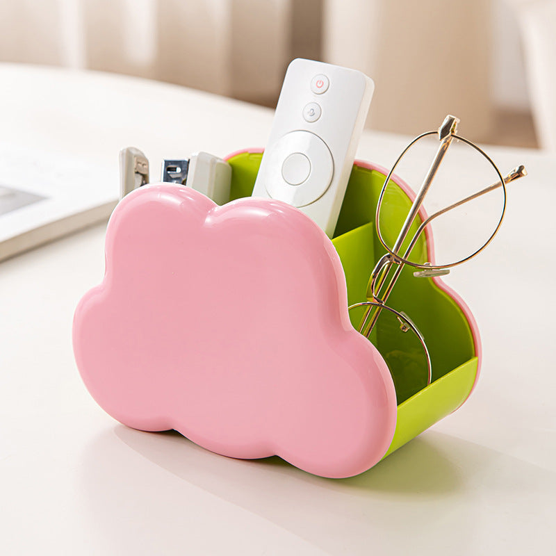 Playful Desk Pen Holder and Mini Organizer, Dino Egg, Drawer, Ice Cream and Cloud Styles for Pens, Brushes and Stationery