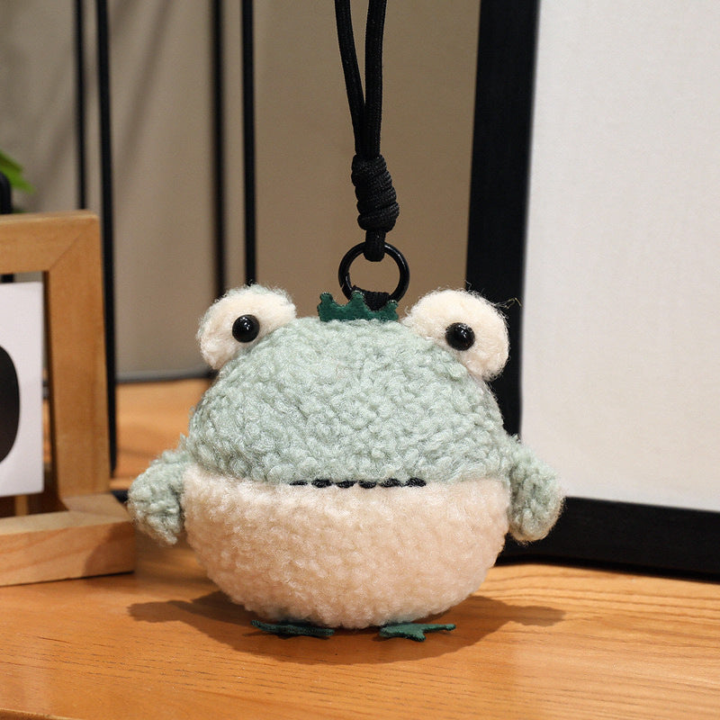 Mini Round Animal Plush Toys and Bag Charms, 10–15 cm Otter, Frog, Penguin, Pufferfish and More for Playful Gifts