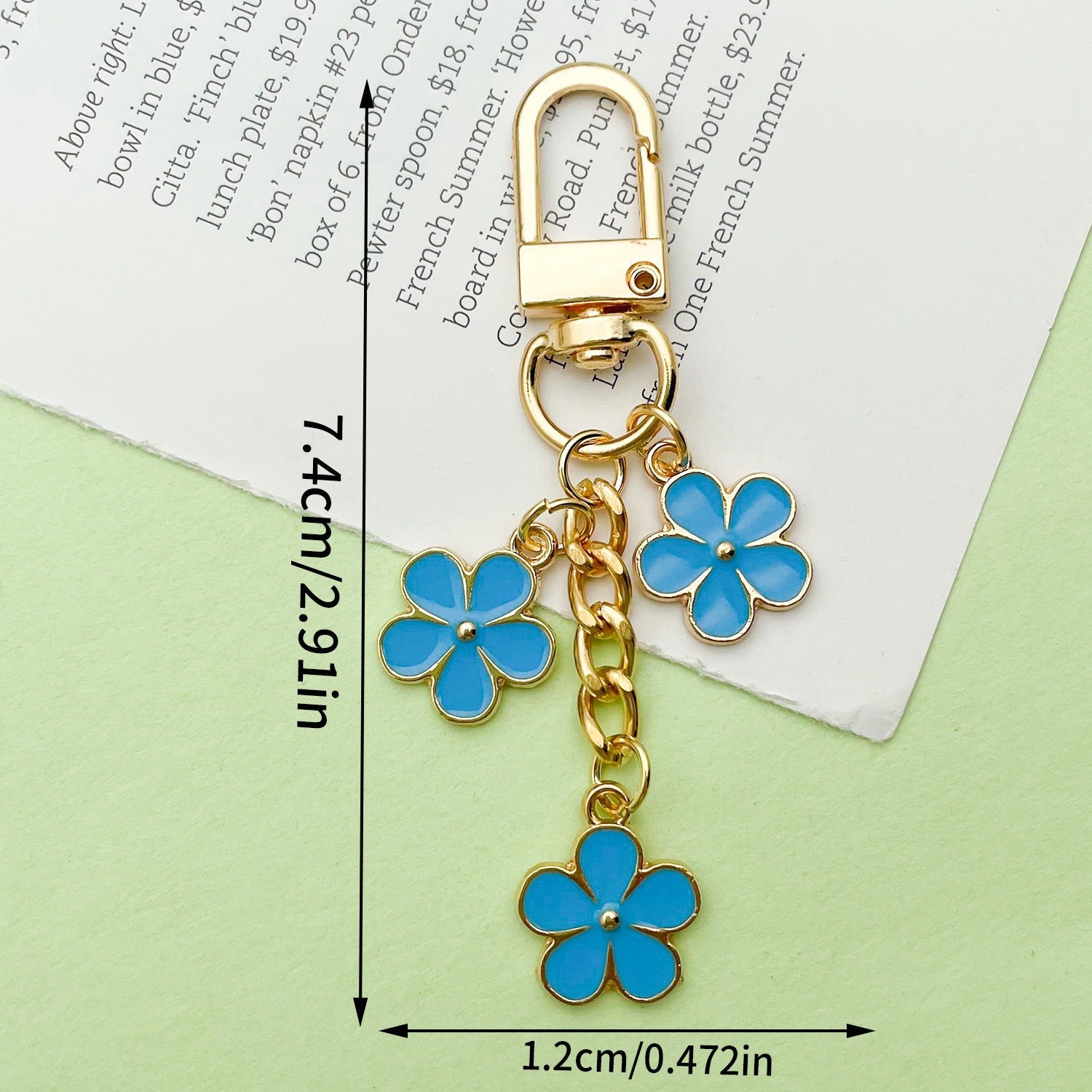 Handmade Enamel Flower Charmt