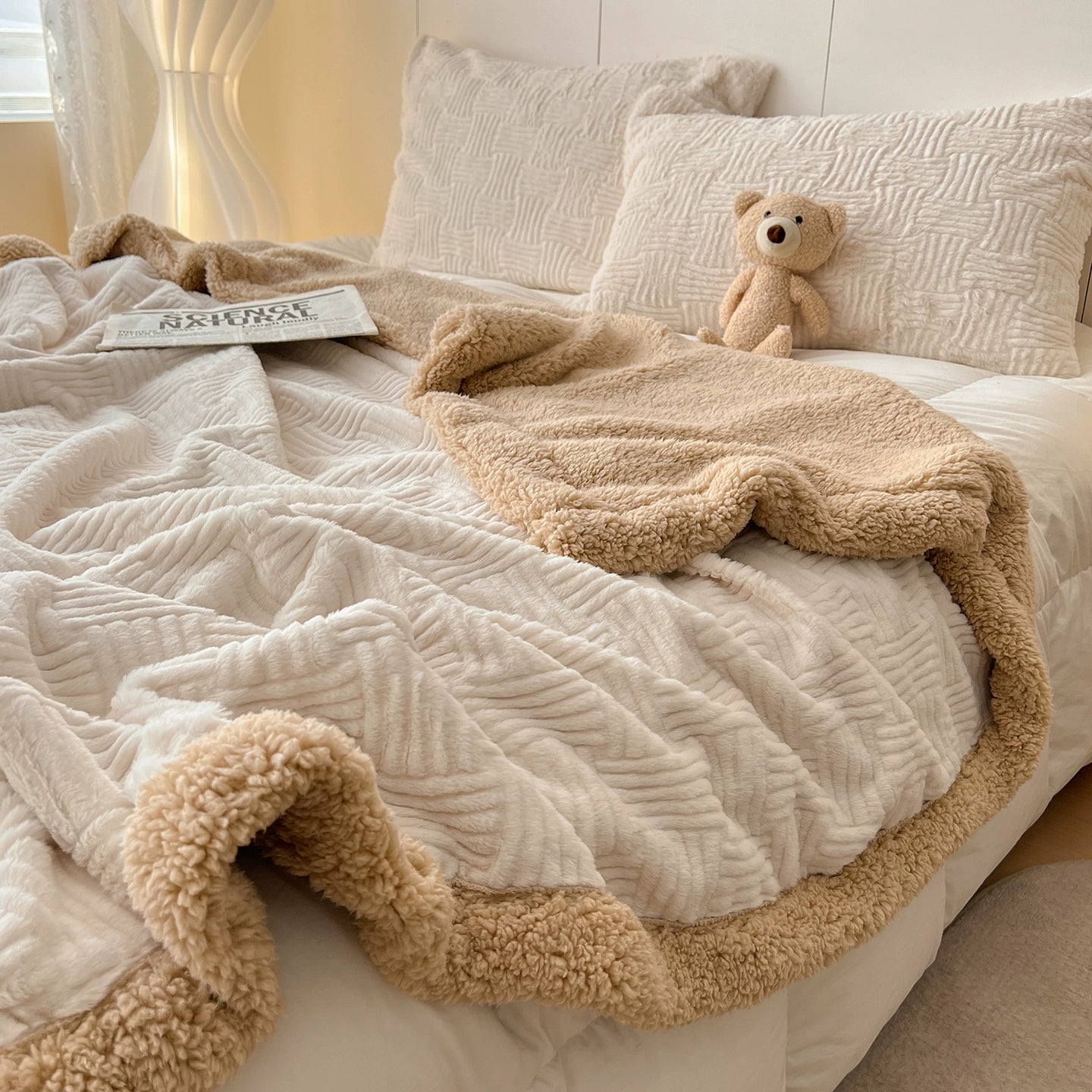 Cozy Double-Sided Fleece Blanket
