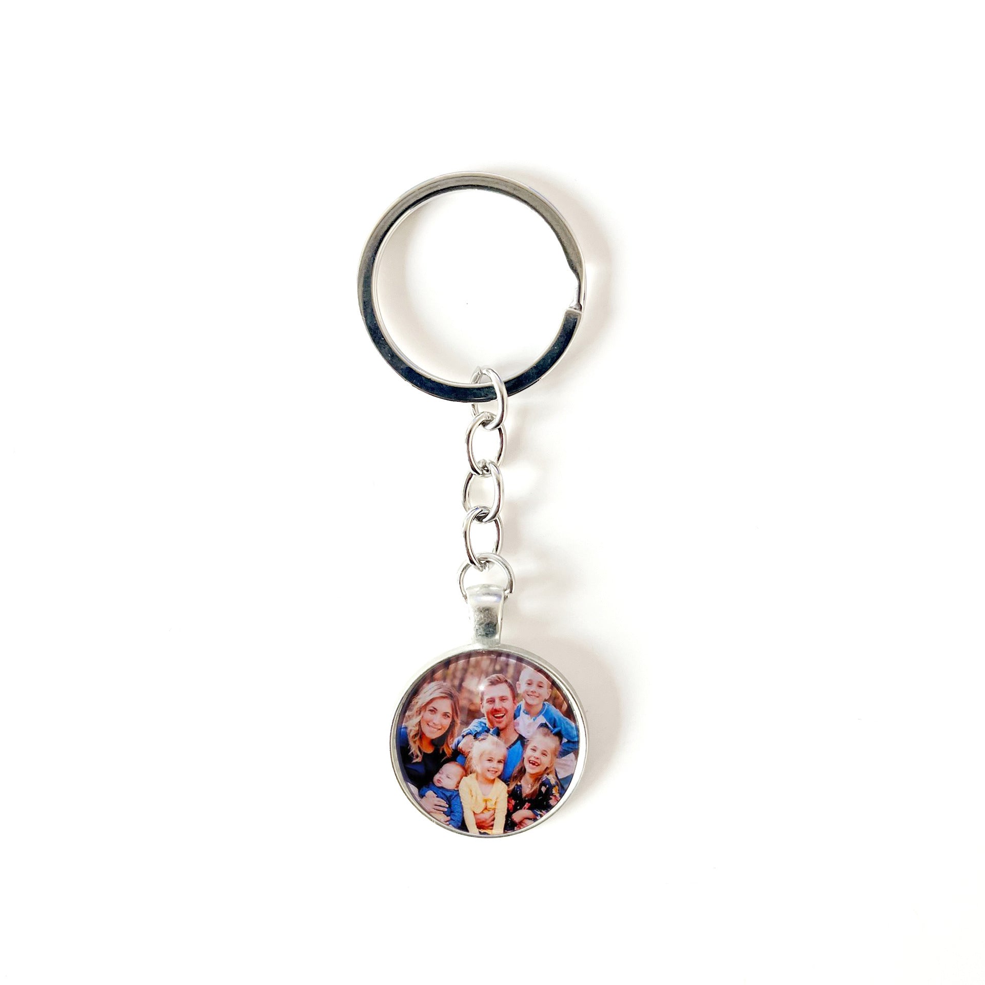 Custom Memorial Photo Jewelry | Personalized Pet/Couple Necklace & Keychain