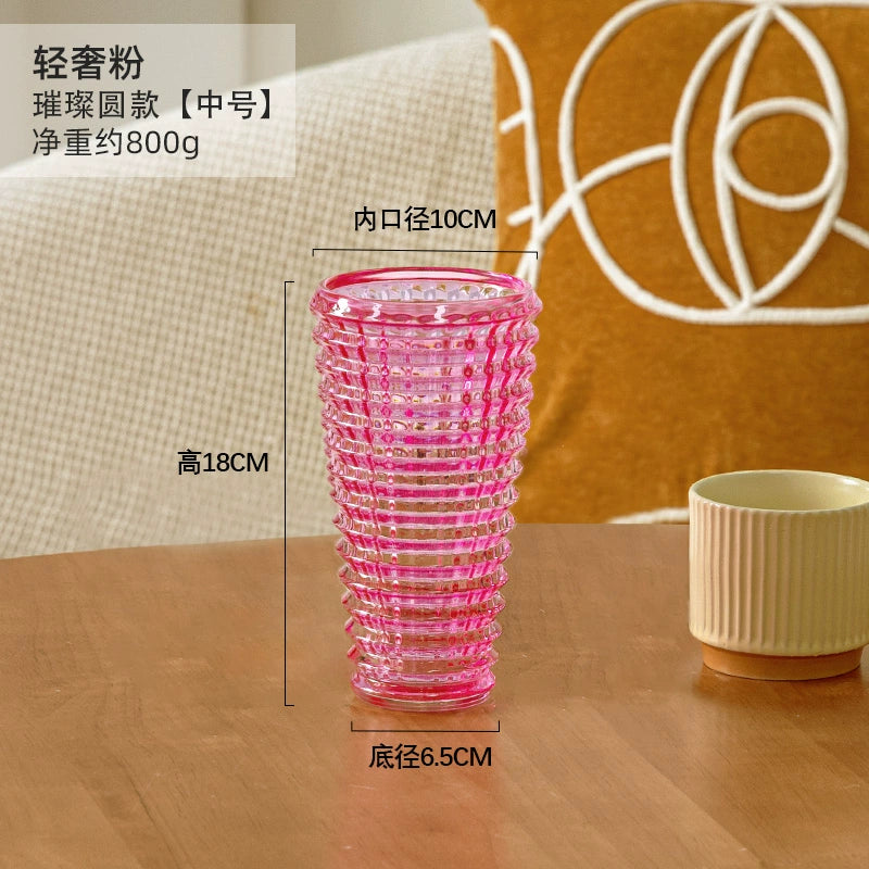 Crystal glass versatile relief