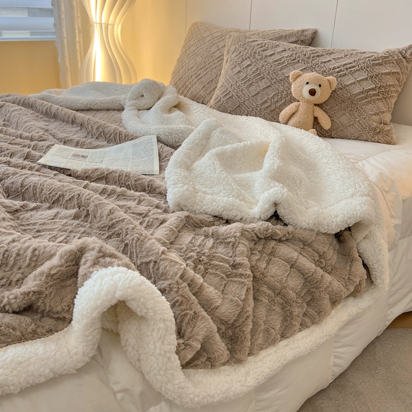 Cozy Double-Sided Fleece Blanket