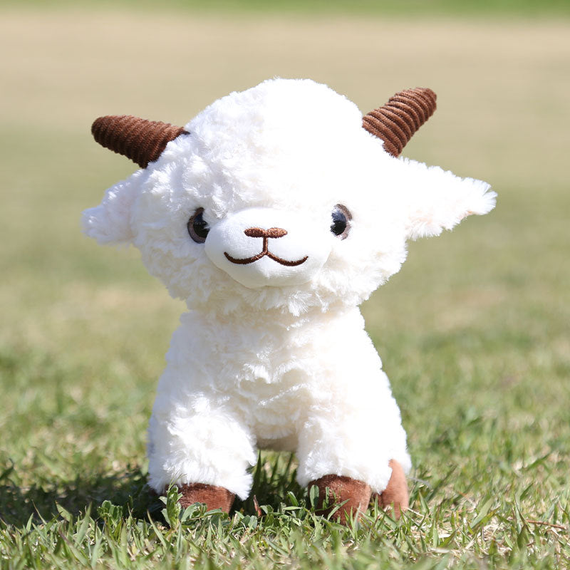 Little Lamb Plush Toys and Bag Charms, 8–25 cm Curly Sheep in Soft Colors and Playful Outfits for Cozy Rooms and Thoughtful Gifts