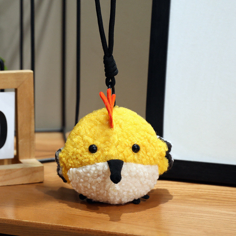 Mini Round Animal Plush Toys and Bag Charms, 10–15 cm Otter, Frog, Penguin, Pufferfish and More for Playful Gifts