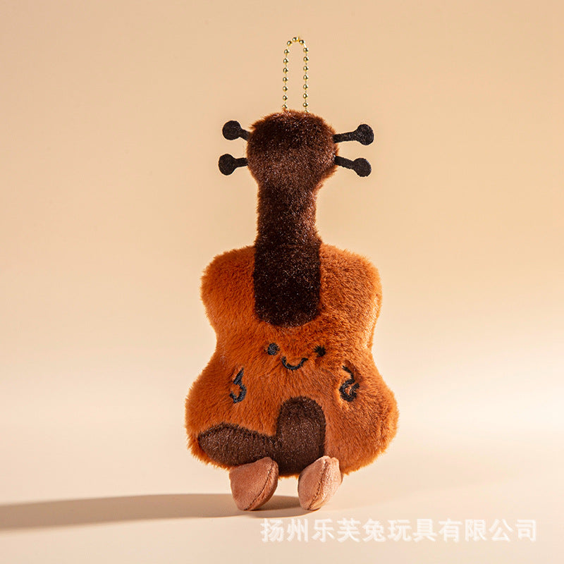 Mini Musical Instrument Plush Toys and Bag Charms, Soft Guitar, Piano, Guzheng and More for Music Lovers, 10–30 cm
