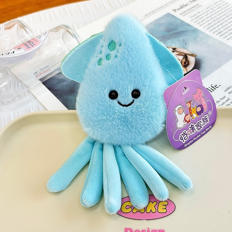 Whimsical Plush Fridge Magnets, 15 cm Soft Animal, Ocean, Food and Celestial Designs for Playful Kitchen Decor