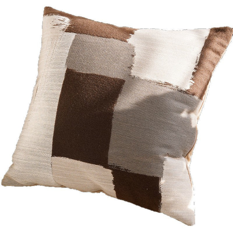 Vintage Cream and Brown Pillow Covers, Rose, Tufted and Geometric Designs for Sofas and Cozy Bedrooms