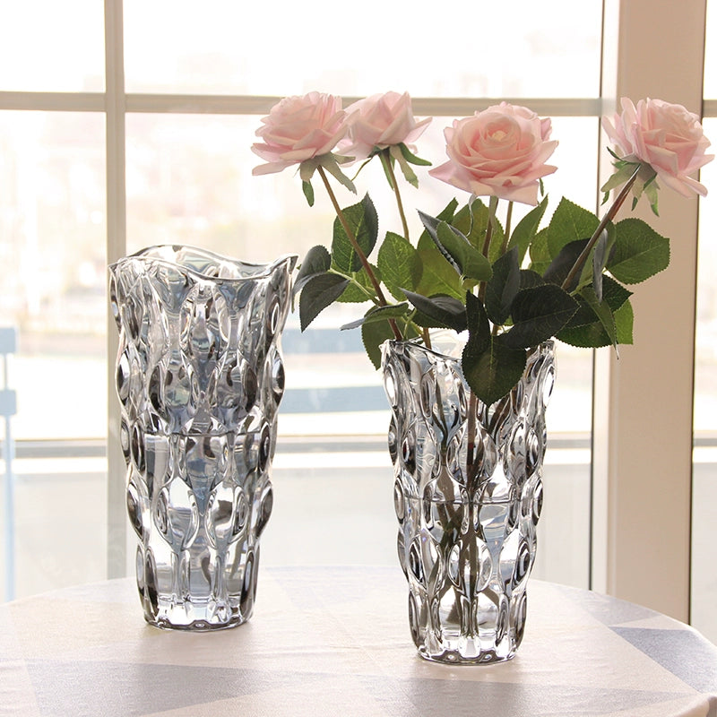 Handmade flower vase with beautiful waist