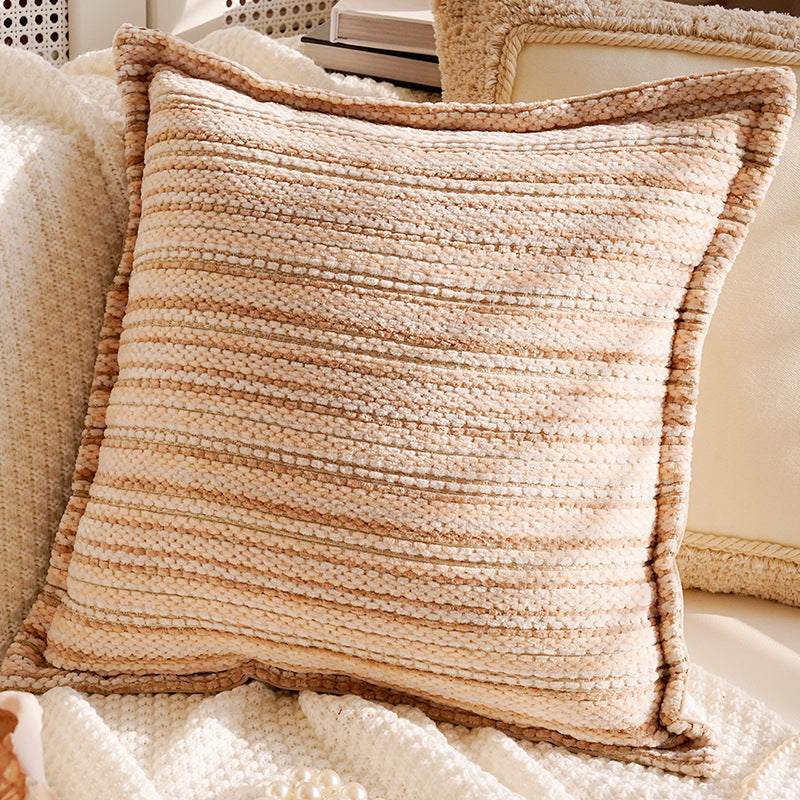 Cream and Cocoa Textured Pillow Covers, Floral, Tassel and Geometric Designs for Cozy Living Rooms and Bedrooms