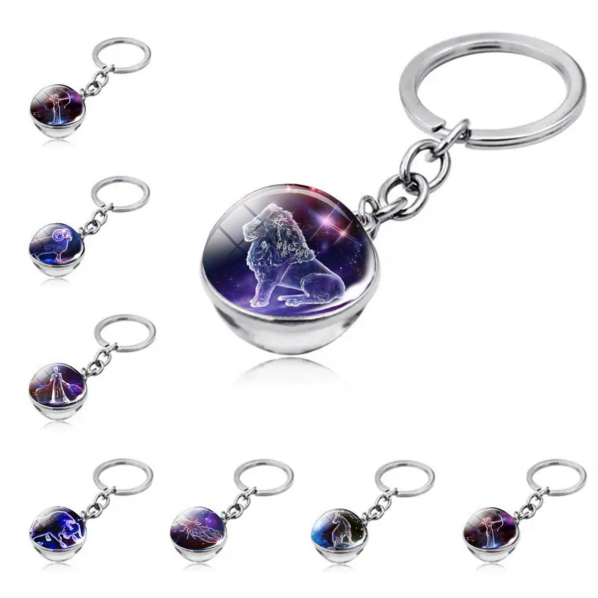 Zodiac Sign Constellation Necklace | Personalized Star Sign Memorial Keepsake for BFF/Gift