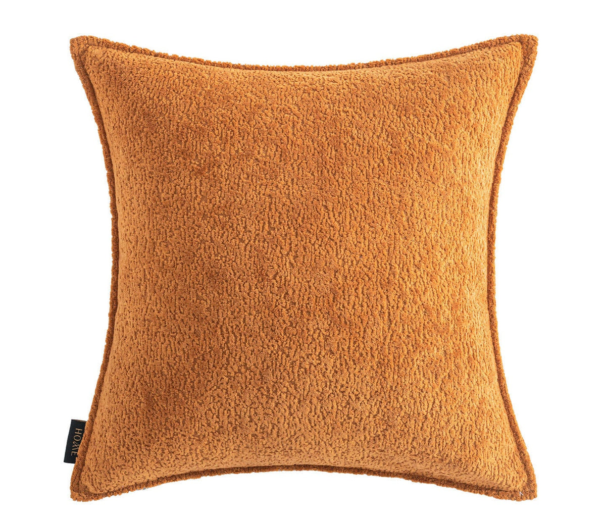 Soft Textured Solid Color Pillow Covers in Nine Sizes, Warm Neutral and Colorful Cushion Covers for Sofas and Bedrooms