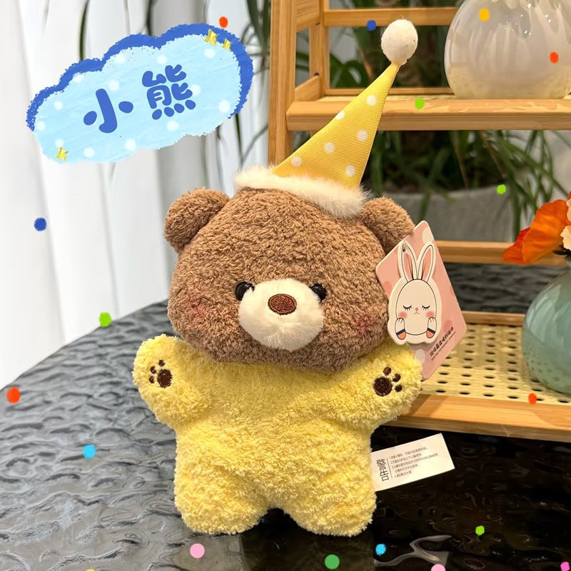 Mini Goodnight Animal Plush Toy, 16 cm Soft Beanbag Desk Companion for Cozy Bedrooms, Reading Nooks and Thoughtful Gifts