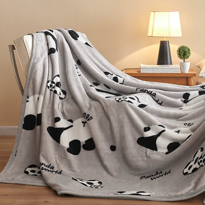 Handmade thickened milk velvet air conditioning blanket