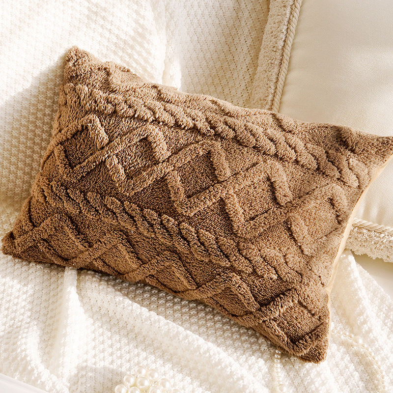 Cream and Cocoa Textured Pillow Covers, Floral, Tassel and Geometric Designs for Cozy Living Rooms and Bedrooms