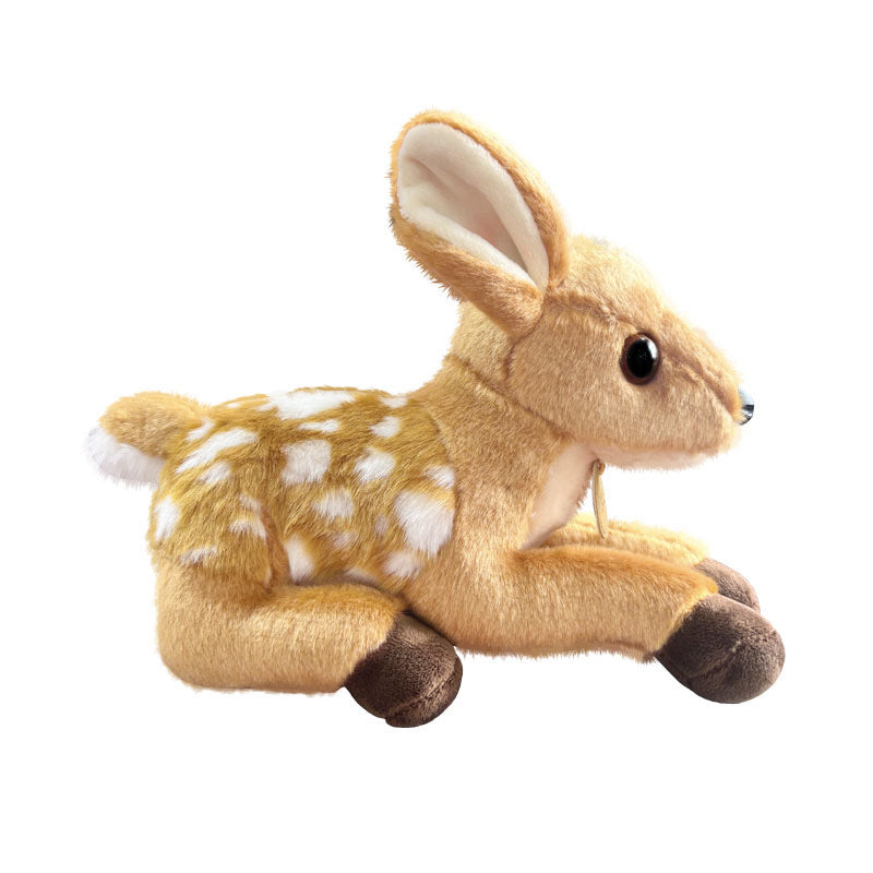 Woodland Deer Plush Toys, 15–30 cm Spotted Fawn and Antlered Buck Stuffed Animals for Cozy Shelves and Nature-Loving Gifts