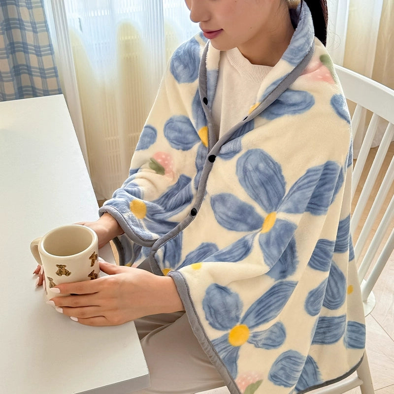 German Precision Skin - Friendly Office Nap Air - Conditioned Shawl Blanket
