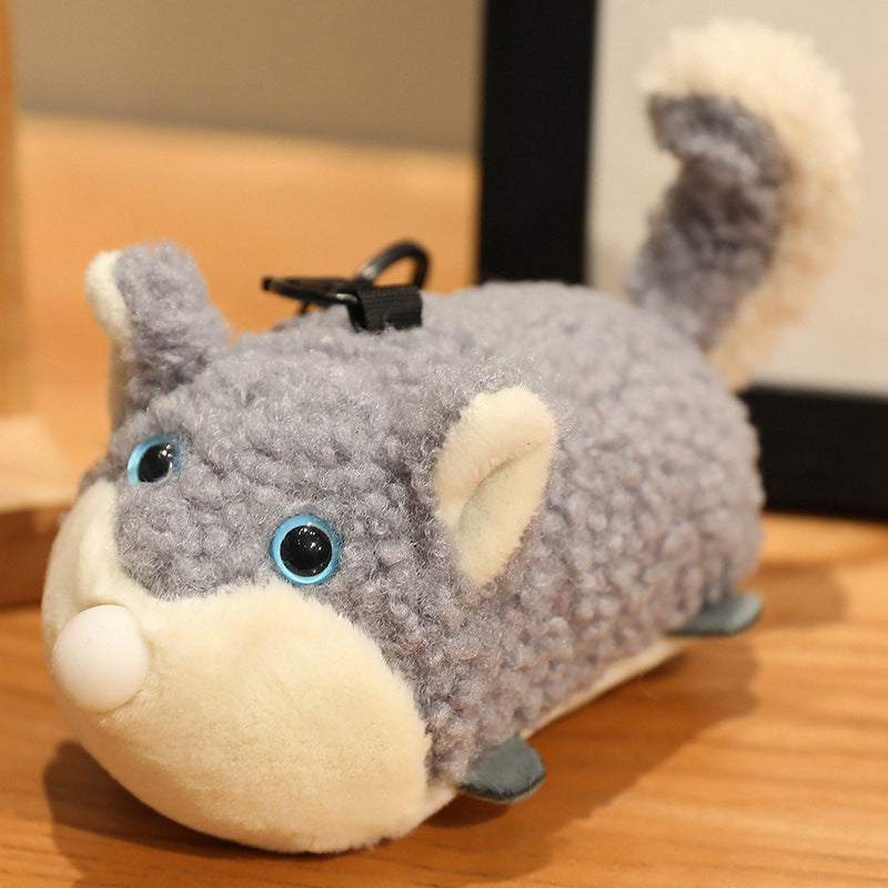 Mini Round Animal Plush Toys and Bag Charms, 10–15 cm Otter, Frog, Penguin, Pufferfish and More for Playful Gifts