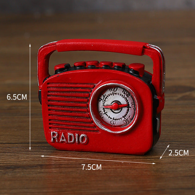Mini Vintage Resin Figurines, Choose a Typewriter, Piano, Telephone, Record Player, Radio, Gramophone or Camera for Desk and Shelf Decor