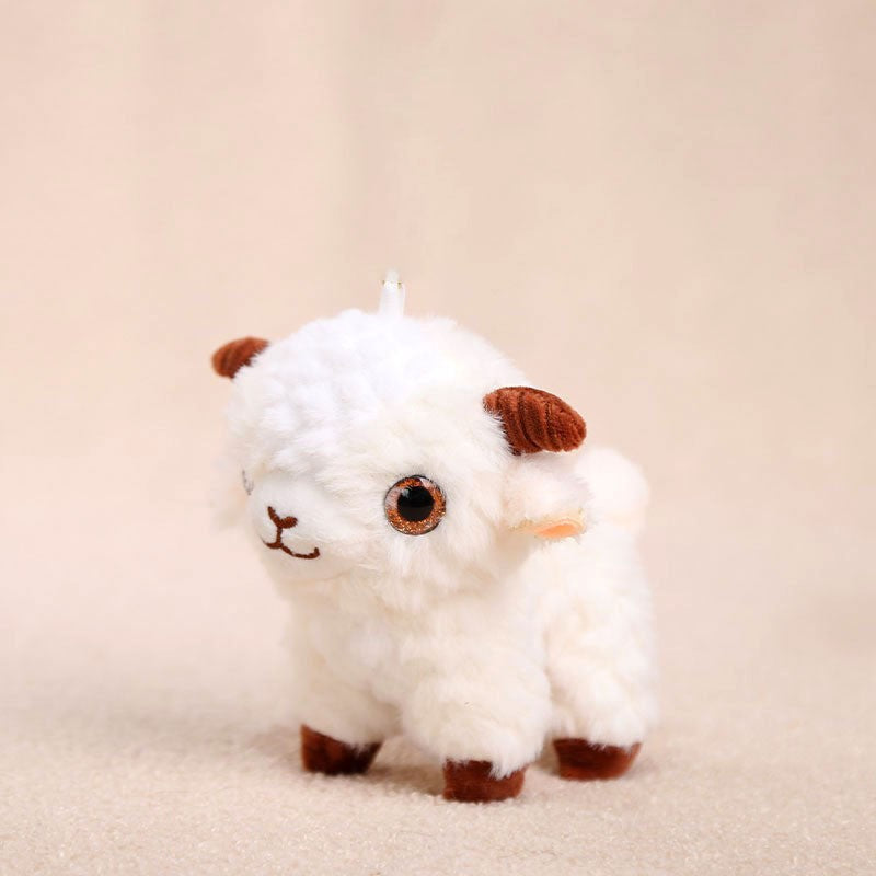 Little Lamb Plush Toys and Bag Charms, 8–25 cm Curly Sheep in Soft Colors and Playful Outfits for Cozy Rooms and Thoughtful Gifts