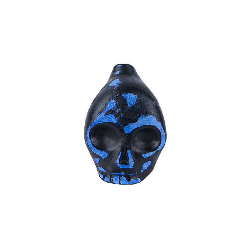 Aztec Death Whistle (Multiple Styles) – Handmade Clay Skull Ghost Whistle with Loud Penetrating Sound