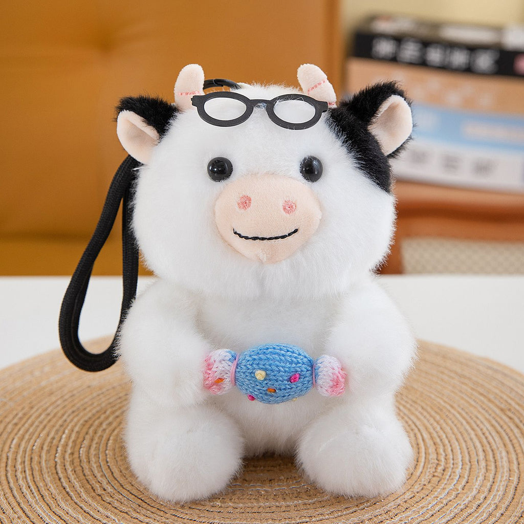 Mini Animal Plush Friends, 16 cm Pocket-Sized Stuffed Toys with Raccoon, Sloth, Cat, Penguin, Dinosaur and Frog Styles for Cozy Desks