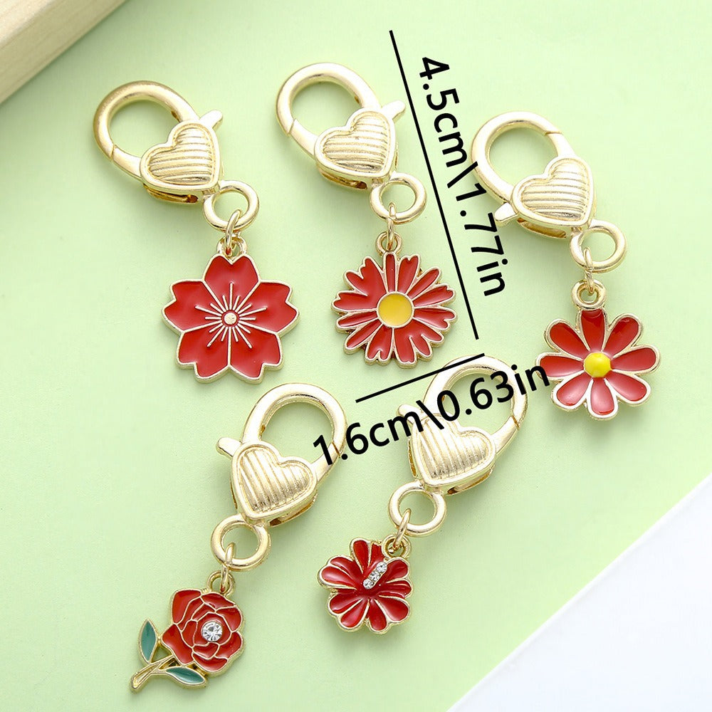 Handmade Enamel Flower Charmt