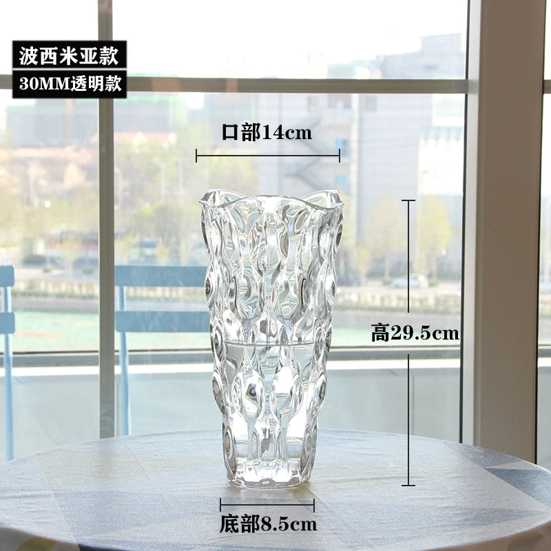 Handmade flower vase with beautiful waist