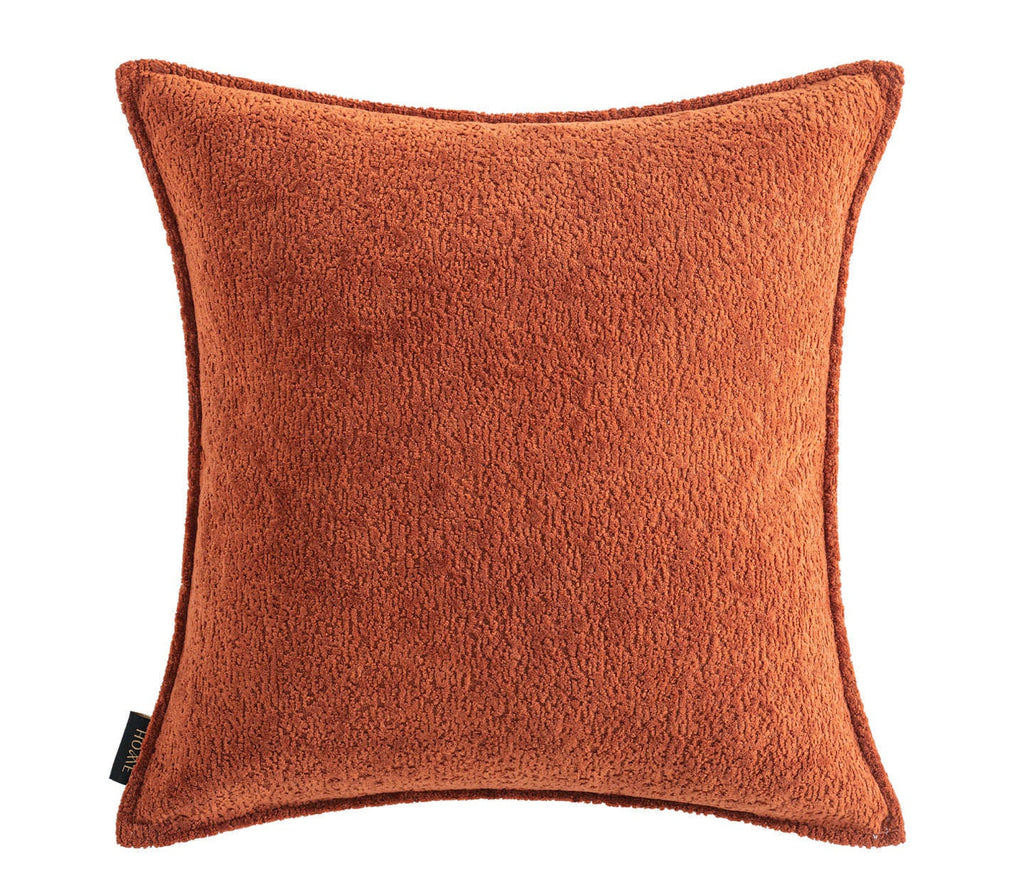 Soft Textured Solid Color Pillow Covers in Nine Sizes, Warm Neutral and Colorful Cushion Covers for Sofas and Bedrooms