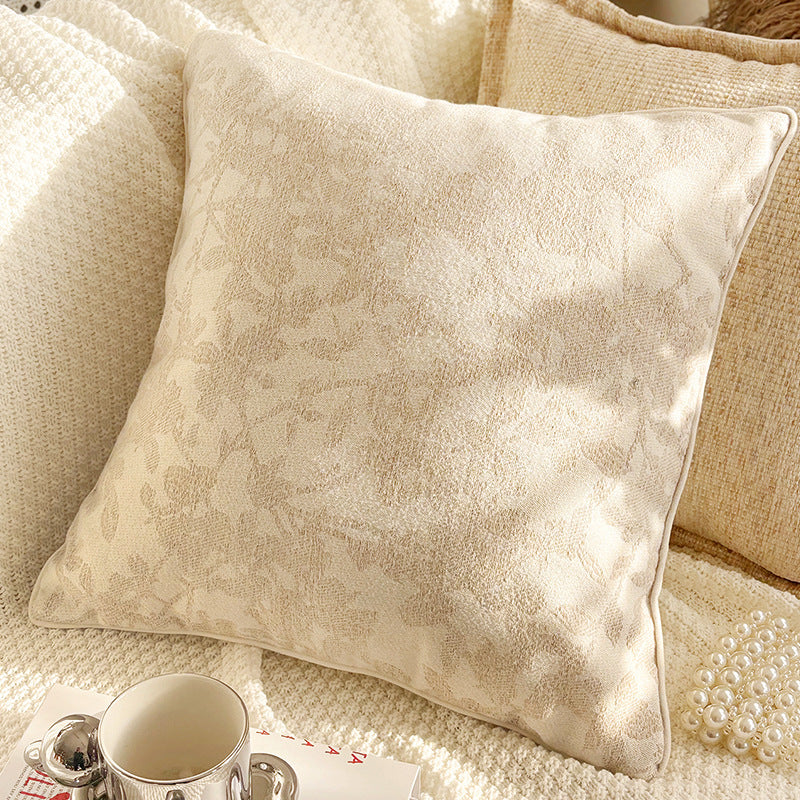Warm Neutral Decorative Pillow Covers, Leaf, Butterfly and Textured Designs for Cozy Sofas, Bedrooms and Reading Corners