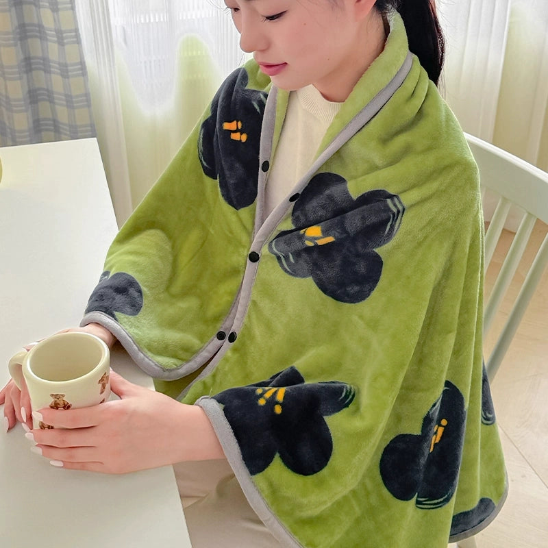 German Precision Skin - Friendly Office Nap Air - Conditioned Shawl Blanket