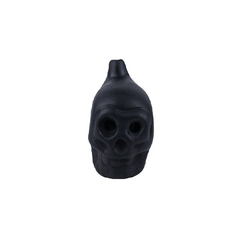 Aztec Death Whistle (Multiple Styles) – Handmade Clay Skull Ghost Whistle with Loud Penetrating Sound
