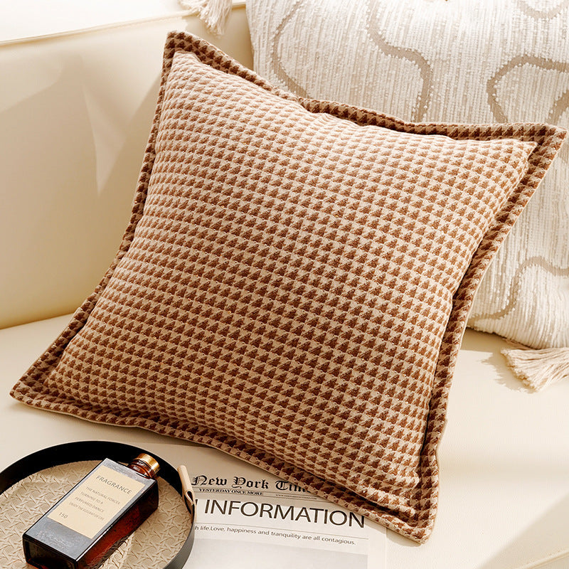 Warm Neutral Textured Pillow Covers, Dandelion, Moroccan Floral and Tufted Designs for Cozy Sofas and Bedrooms