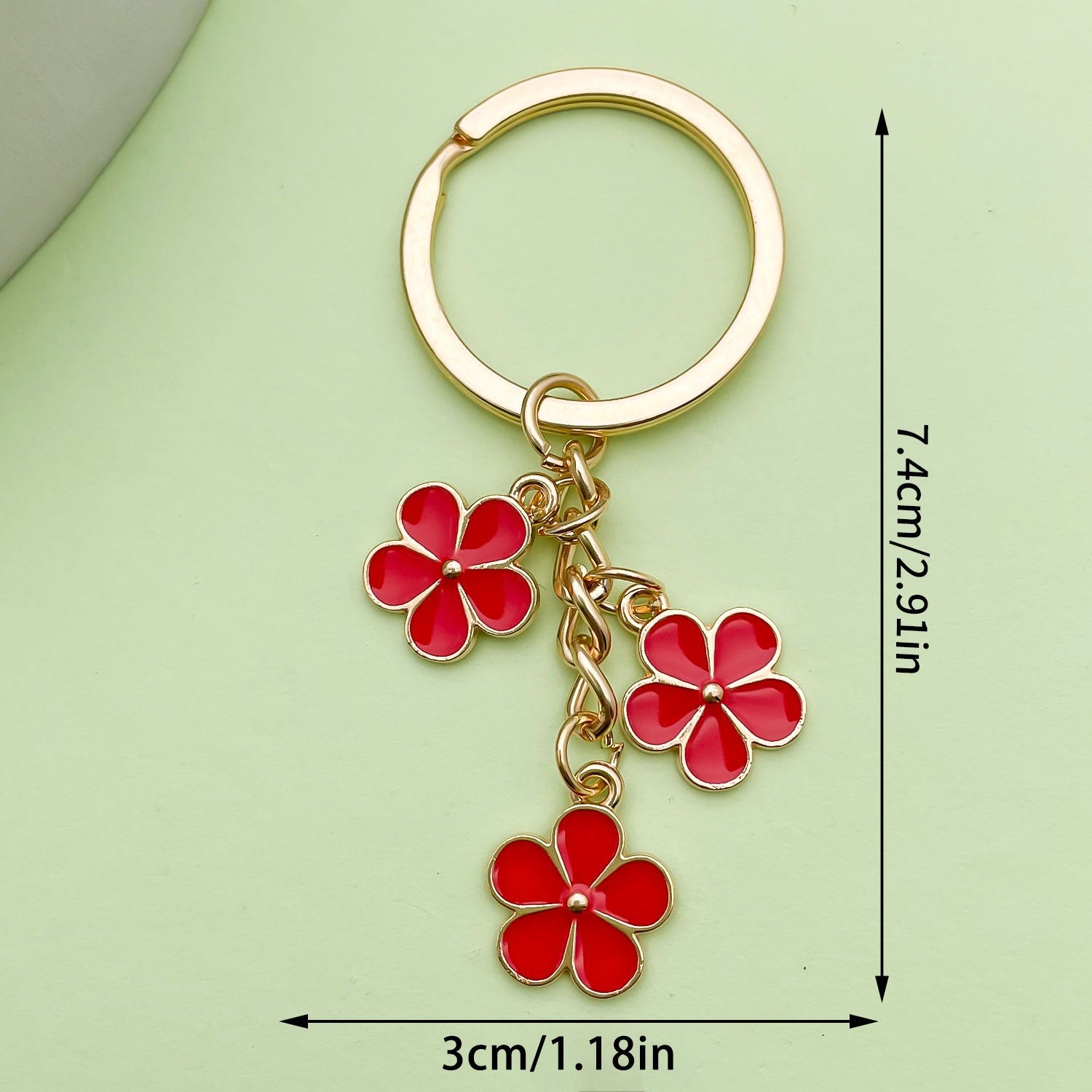 Handmade Enamel Flower Charmt