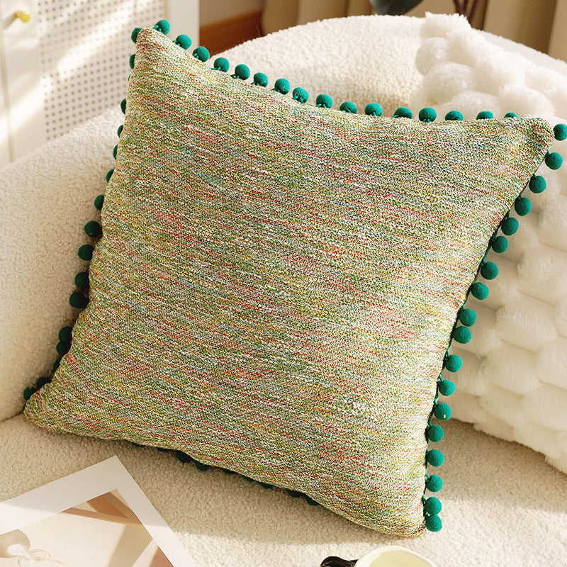 Green & Cream Decorative Pillow Covers, Botanical, Equestrian and Textured Designs for Sofas and Cozy Bedrooms