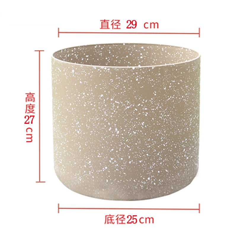 Horticultural flowers, green plant pots, frosted imitation stone flower pots, European resin flower pots, thickened, durable, environmentally friendly plastic flower pots
