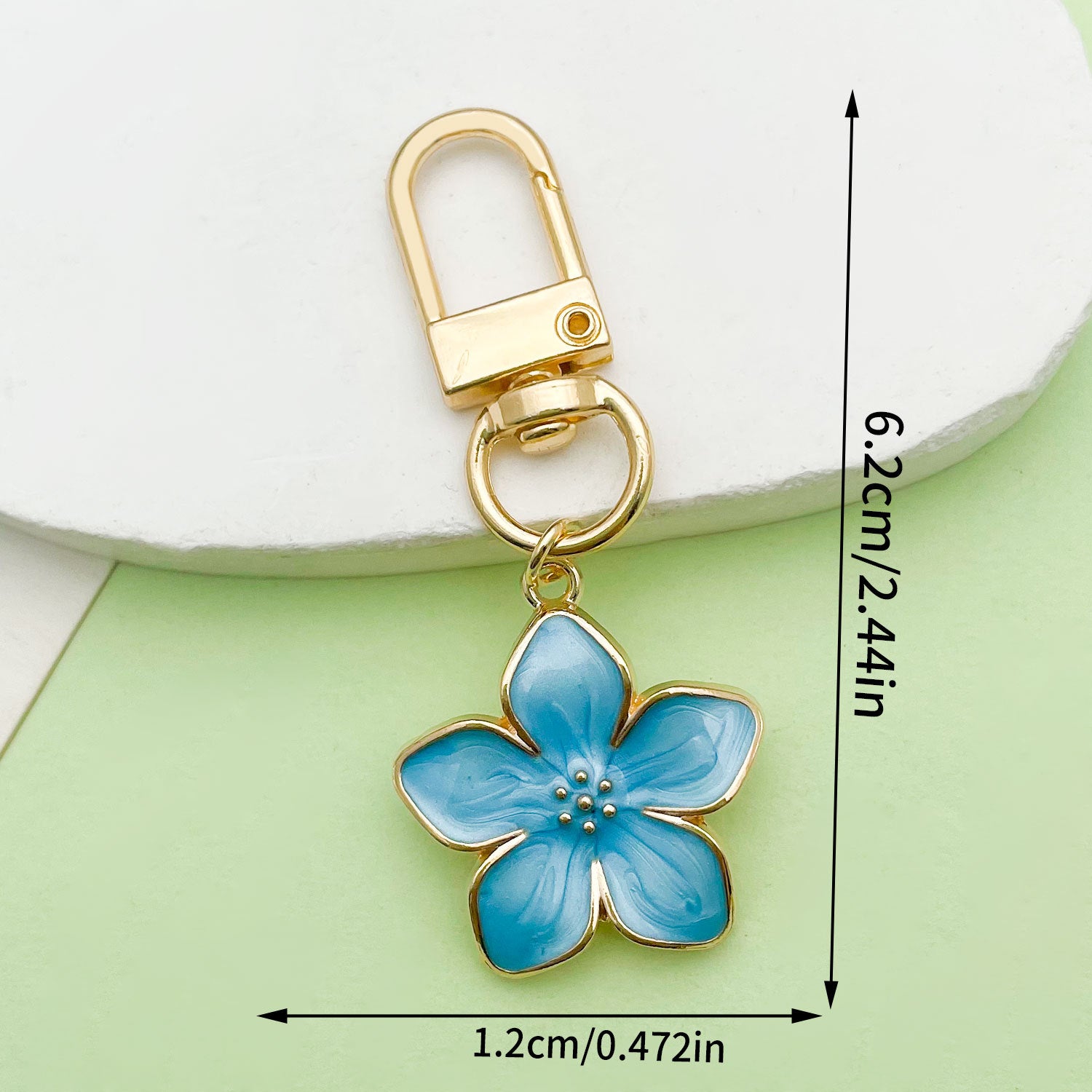 Handmade Enamel Flower Charmt