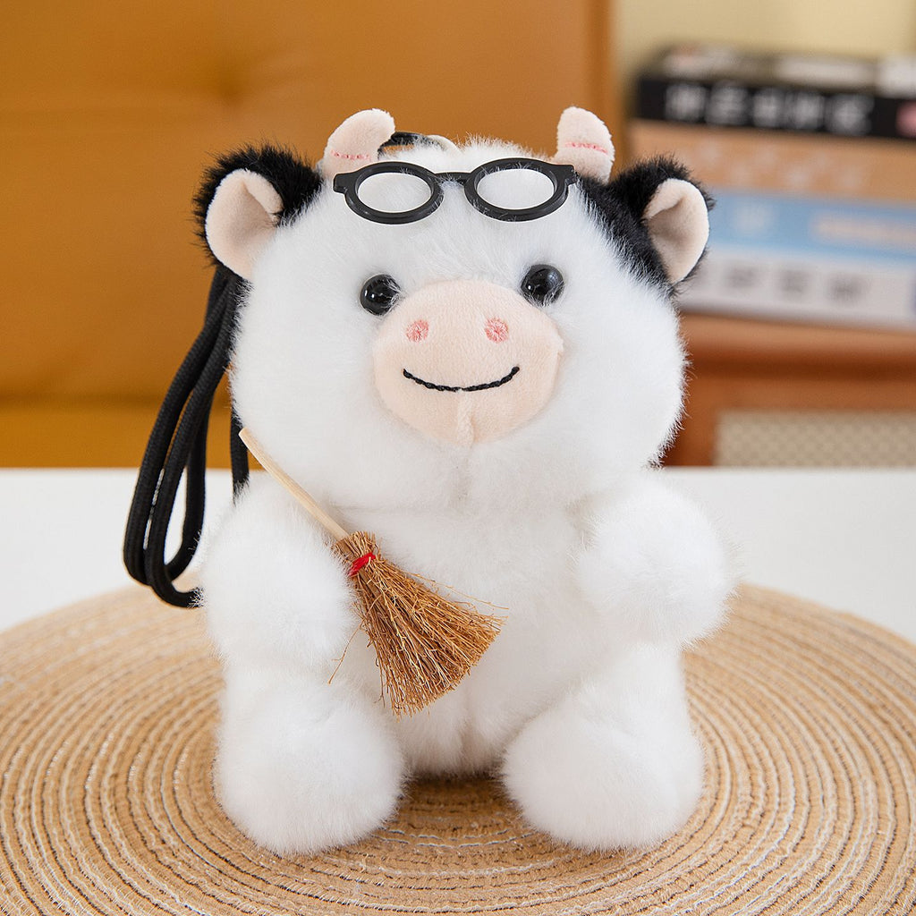 Mini Animal Plush Friends, 16 cm Pocket-Sized Stuffed Toys with Raccoon, Sloth, Cat, Penguin, Dinosaur and Frog Styles for Cozy Desks