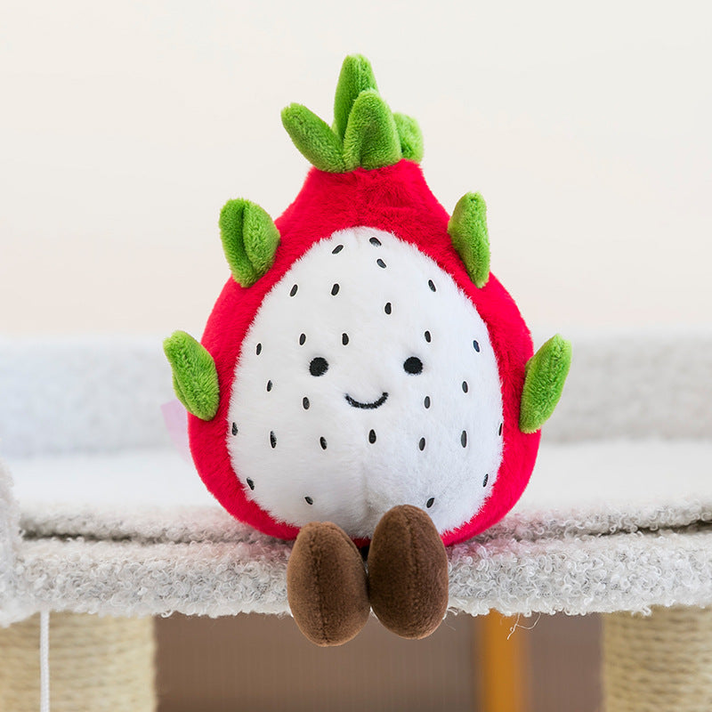 Cute Fruit and Vegetable Plush Toys, 18 Mini Stuffed Food Friends from Strawberry and Pineapple to Corn and Pumpkin for Playful Gifts