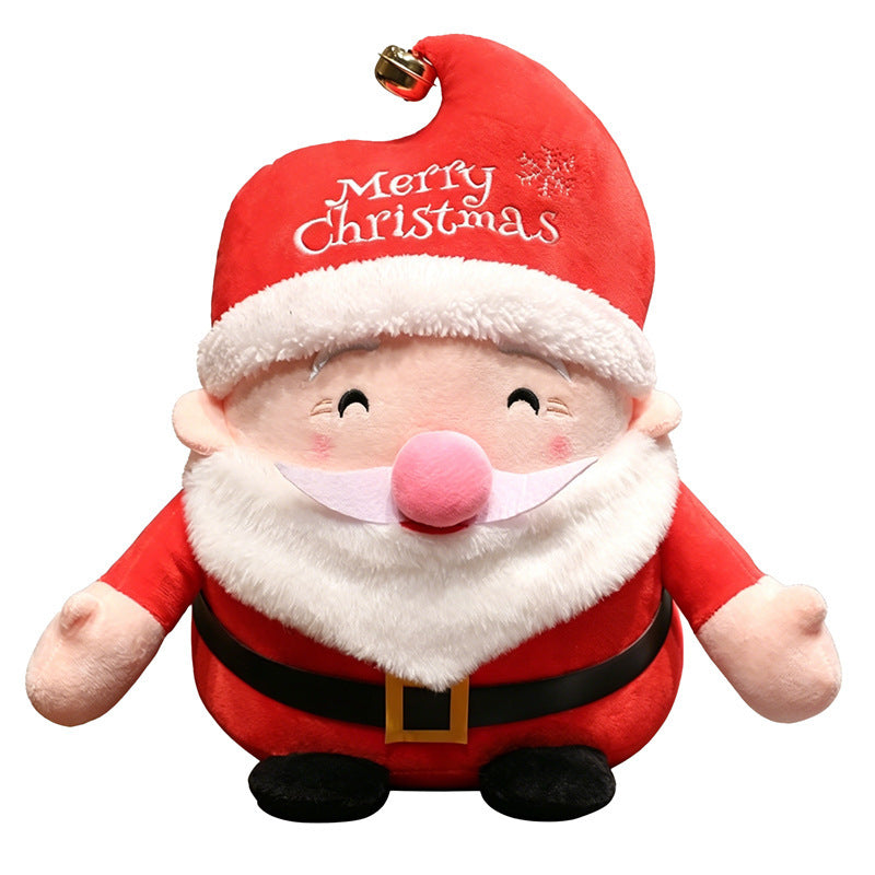 Festive Santa Claus Plush Toy, 25 cm Christmas Stuffed Figure for Holiday Shelves, Cozy Rooms and Seasonal Gifting