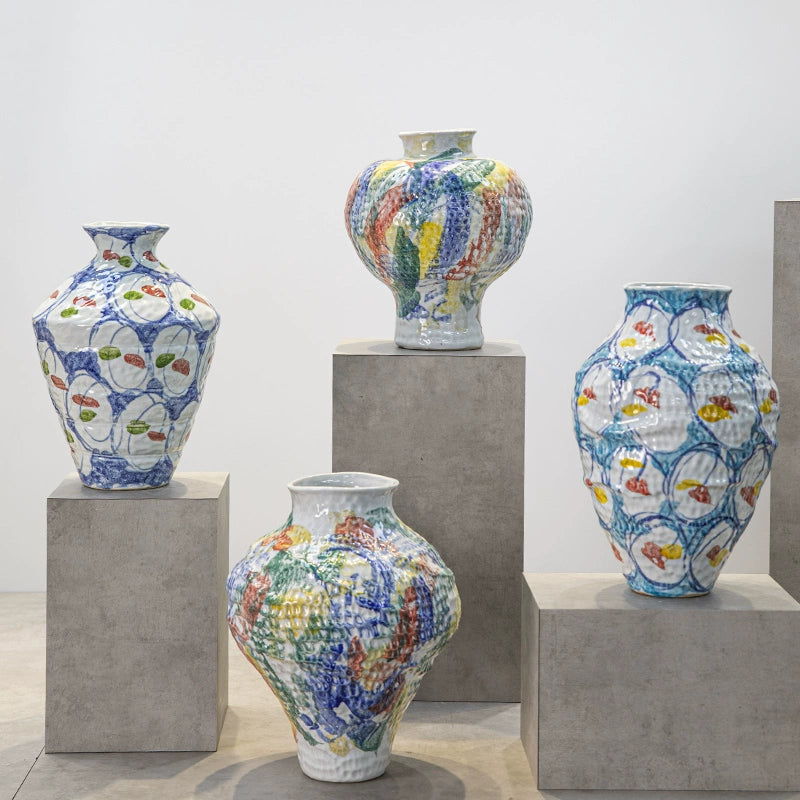 Handcrafted Art Vases, Collectible