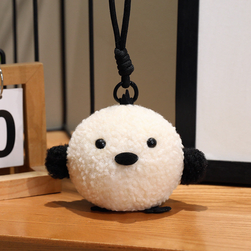 Mini Round Animal Plush Toys and Bag Charms, 10–15 cm Otter, Frog, Penguin, Pufferfish and More for Playful Gifts