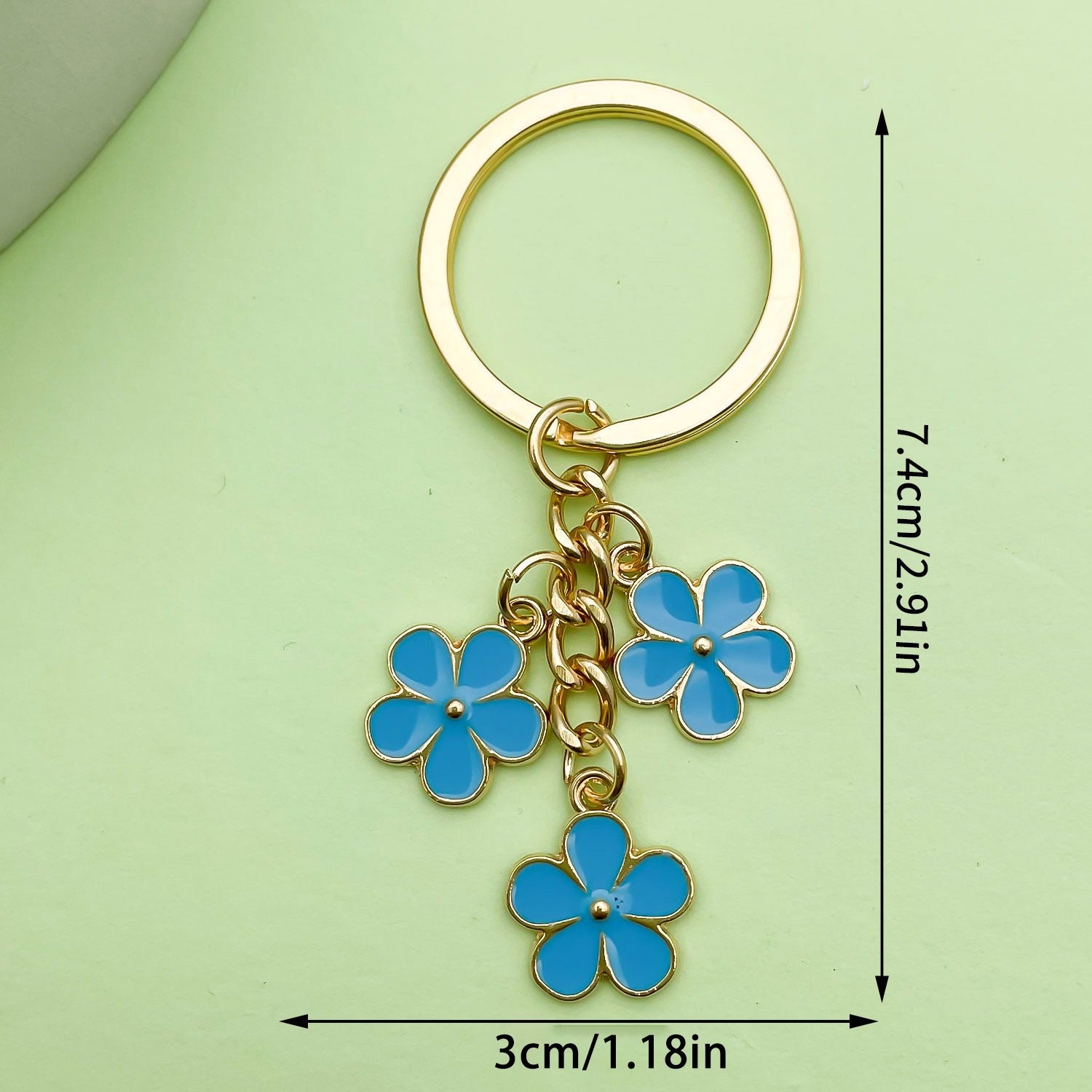 Handmade Enamel Flower Charmt