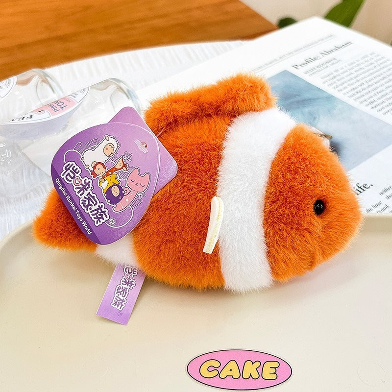 Whimsical Plush Fridge Magnets, 15 cm Soft Animal, Ocean, Food and Celestial Designs for Playful Kitchen Decor