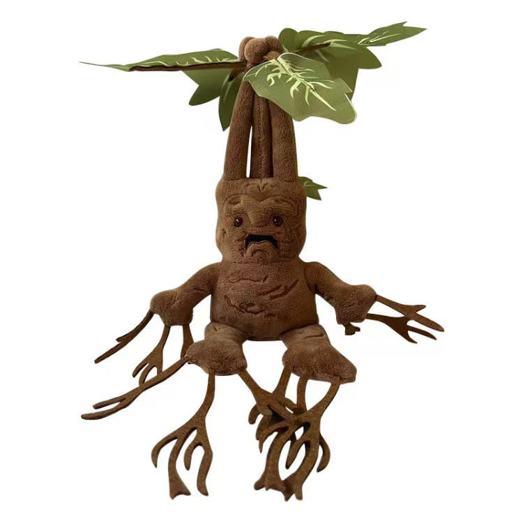 Mandrake Root Plush Toy (Harry Potter Inspired) – Soft Stuffed Figure with Plush Pot