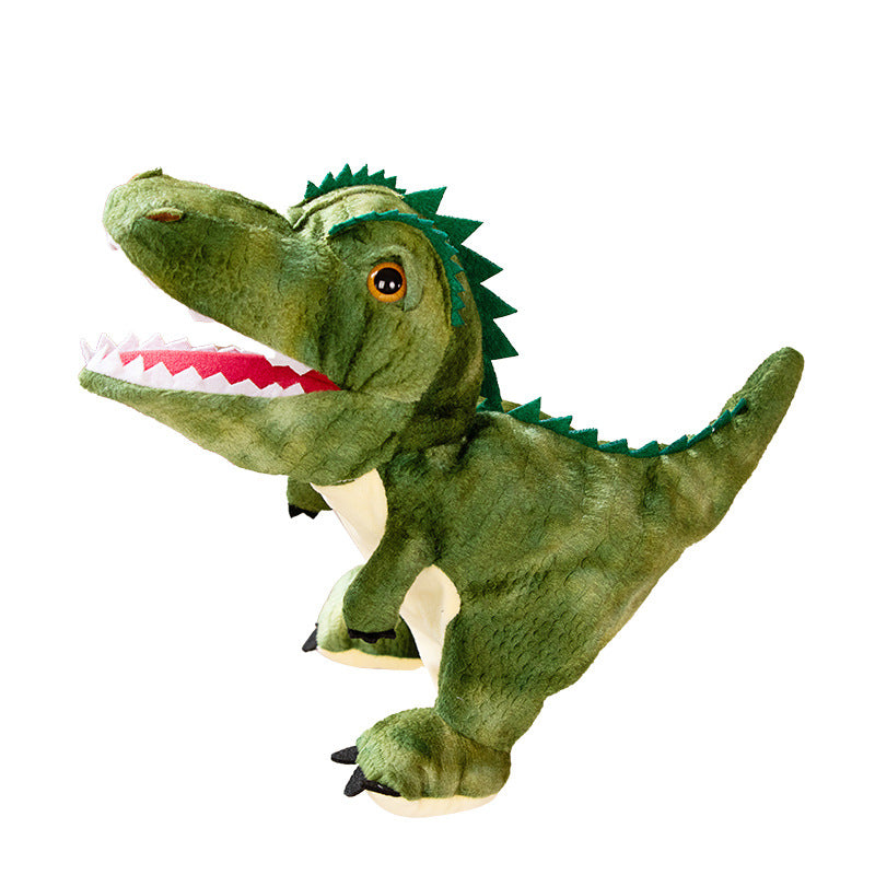 Dinosaur Hand Puppet Plush Toys, 20–30 cm Soft T Rex, Triceratops and Prehistoric Animal Styles for Pretend Play
