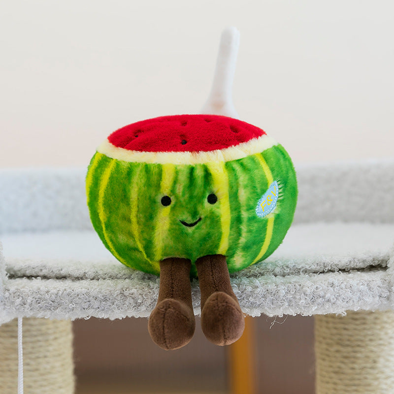 Cute Fruit and Vegetable Plush Toys, 18 Mini Stuffed Food Friends from Strawberry and Pineapple to Corn and Pumpkin for Playful Gifts